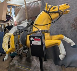“Gallopin Beauty “, 72 inches long,Rare Kiddie Ride Horse