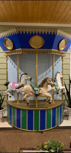 Carousel Horses Table Top Party Display Rentals