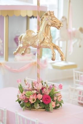 Carousel Horses Table Top Party Display Rentals