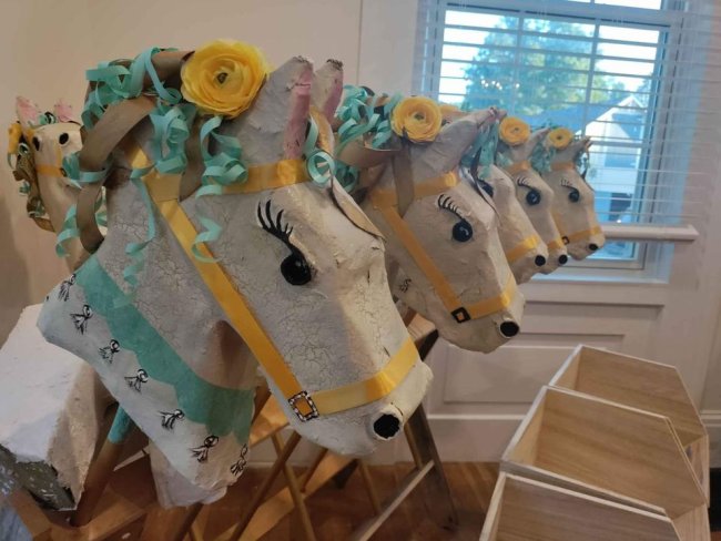 Carousel Horses Table Top Party Display Rentals