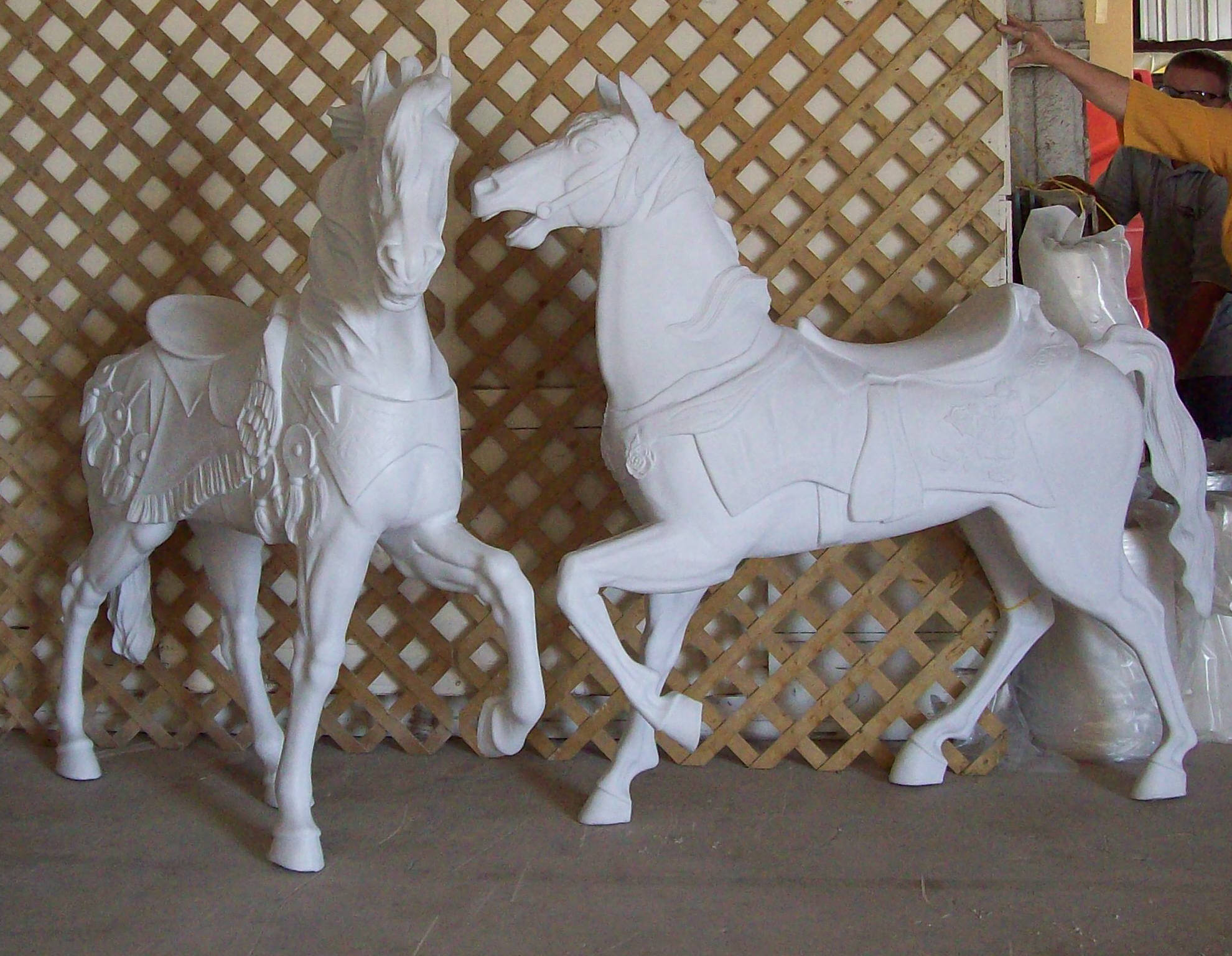 DIY Unpainted Carousel Horse & Project horses