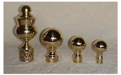Carousel Brass Ball Tops