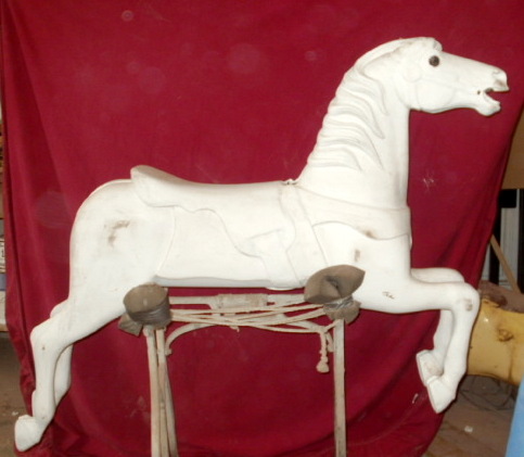 Armitage Herschell Track Machine Carousel Horse
