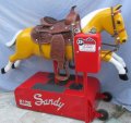 Custom Sandy Coin Operated Horse , Your colors