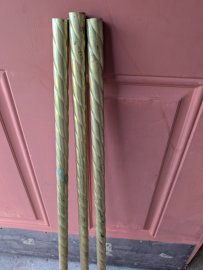 inchesBrass for carousel horse, 1 Inch OD x 36