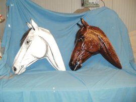 Horse Head  Life Size ,Custom Painted