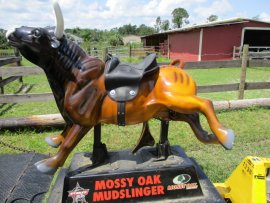 Rodeo  Bull Kiddie Ride...Mossy Oak Mudslinger