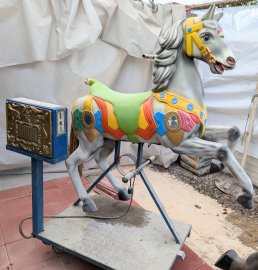 English Kiddie Ride Prancer Horse