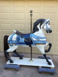 Dentzel Stander Carousel Horse Antique  ,Arabian Stallion