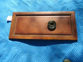 Beveled Mahogany Carousel Horse Base Set  #52