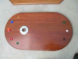 Jeweled Wood Base Set