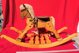 Bow Rocking Horse , Contemporary Wood