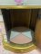 Carousel End table,with Mirror, Pink/White 1 of a kind