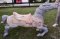 Allan Herschell Carousel Horse Outer Row, Stripped DIY (1 available)