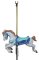Allan Herschell  Style Aluminum Jumper Carousel Horse