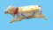 Carousel Pig  - Full Size