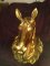ANTIQUE 1900s   French Butcher Shop Horse Head Zinc