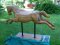 1930's Oak Carved Horse, 68" long