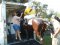 Loading them up...well trained horses!