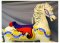 1908 Parker Carousel Horse, Jumper Peek-a-boo Mane, 72 inch