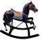 Dentzel Prancer, Antique Wood Carousel Horse on Rockers