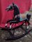 Dentzel Prancer, Antique Wood Carousel Horse on Rockers
