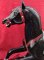 Dentzel Prancer, Antique Wood Carousel Horse on Rockers