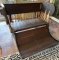 Eli Ferris Wheel Seat , restored in stained Wood B