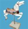 Herschell-Spillman Antique Carousel Horse Flowered Jumper