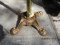 4 Leg  Fancy Cast Iron Base Set Braided