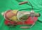 Antique Peddle Hobby Horse on Platform
