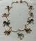 Carousel Necklace by Lunch at the Ritz 22k plated
