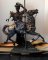 Bronze Carousel Horse and Child Riding with Mom, by Clyde Ross Morgan 28 inches tall