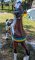 Pinto Carousel Horse Full size Stander, Fiberglass