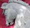 Half Carousel Horse Head Stone Finish
