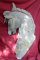 Half Carousel Horse Head Stone Finish