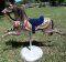 Vintage Rocking Horse in Arabian Costume
