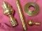 Carousel Brass Set for Antique Jumpers (Brass Only) 2 inch diameter