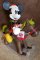 vintage Disney Santa Mickey on Rocking Horse Christmas