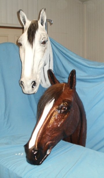 Horse Head  Life Size ,Custom Painted