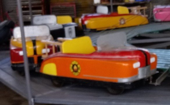 Allan Herschell Automobile Carousel, 22 foot diameter, 10 cars [ clone ]