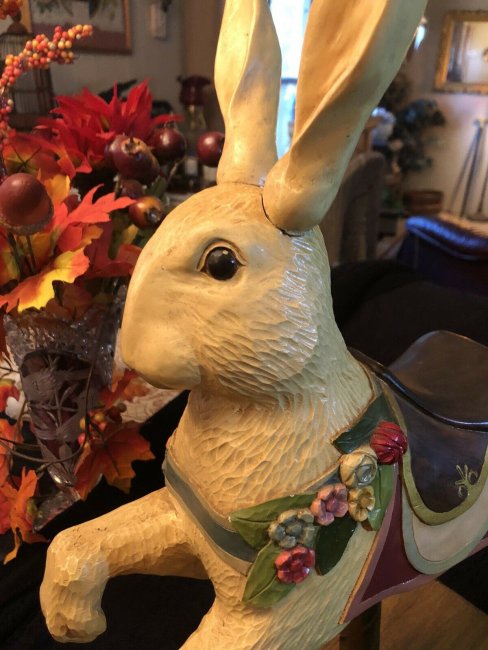 Table top Flirting Carousel Rabbit