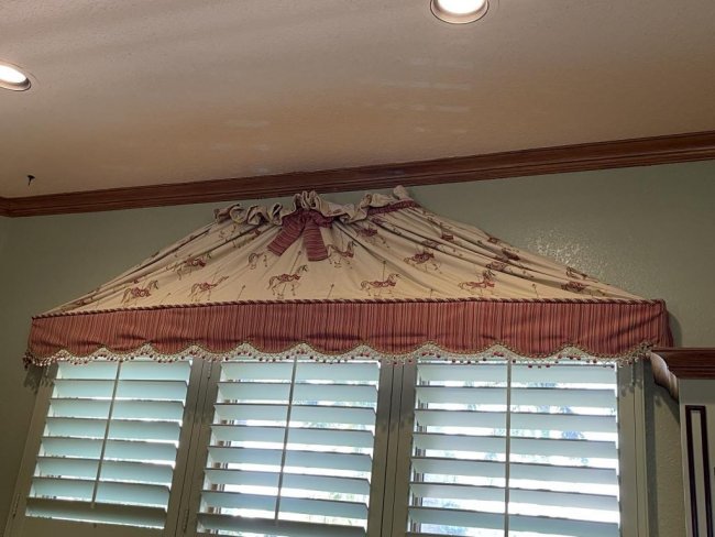 Carousel  Horses Window Treatment
