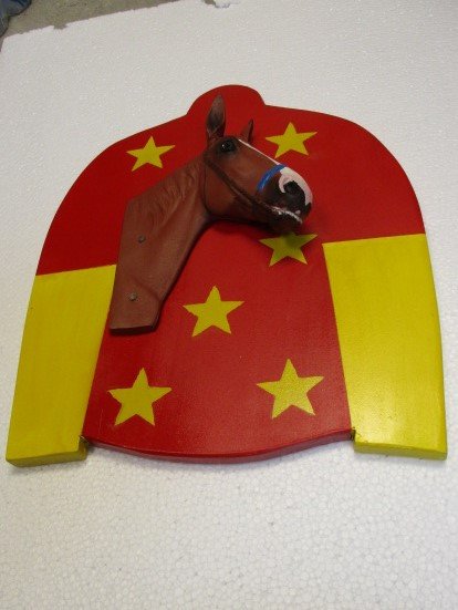 Justify Triple Crown Winner 3-d Wall Hanging