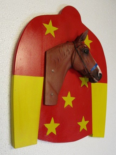 Justify Triple Crown Winner 3-d Wall Hanging