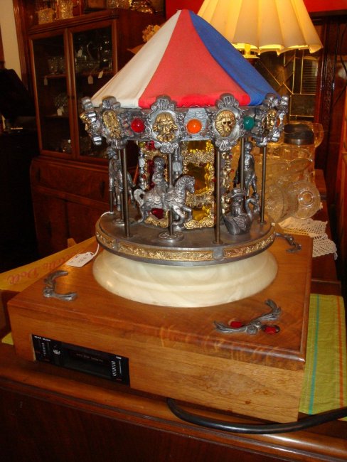 Micheal Ricker Peweter Musical Carousel Ltd. Ed.