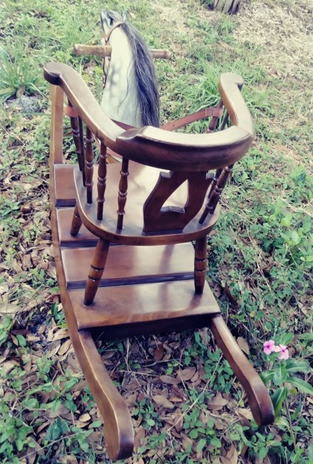 Stevenson English Toddler Rocking Horse Chair