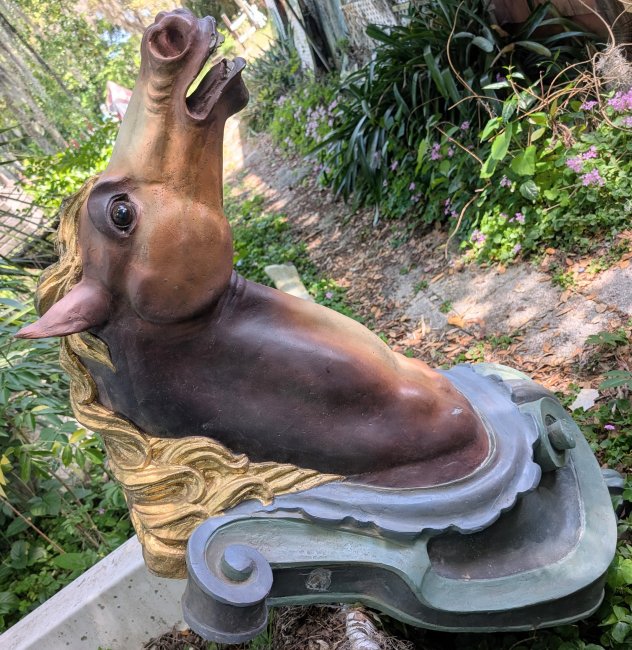 Carousel Horse Head Shield form Rounding board, Fiberglass