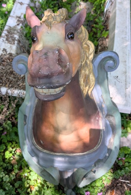 Carousel Horse Head Shield form Rounding board, Fiberglass
