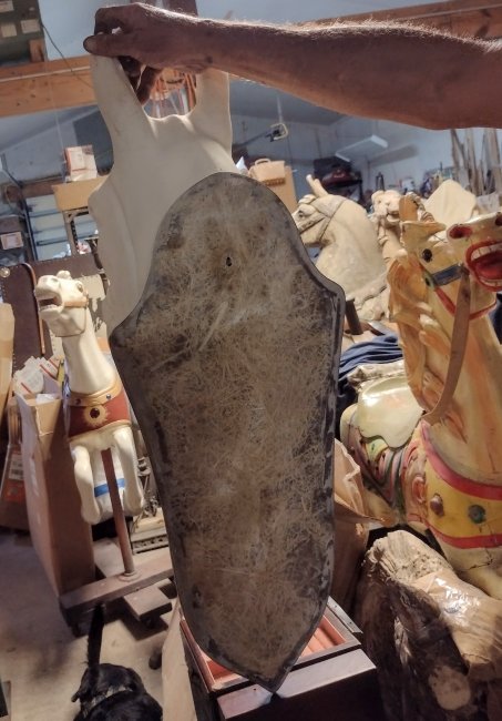 Life Size Horse Head on Plaque 38" tall [ clone ]